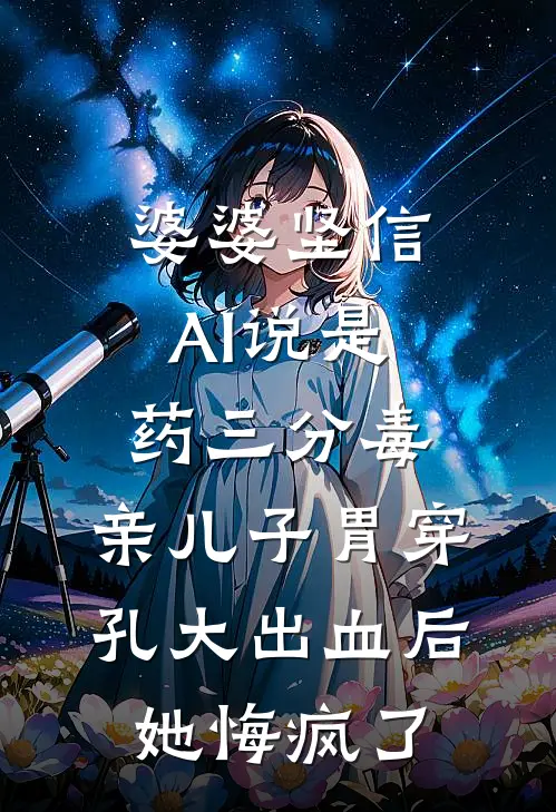 婆婆坚信AI说‘是药三分毒’，亲儿子胃穿孔大出血后她悔疯了