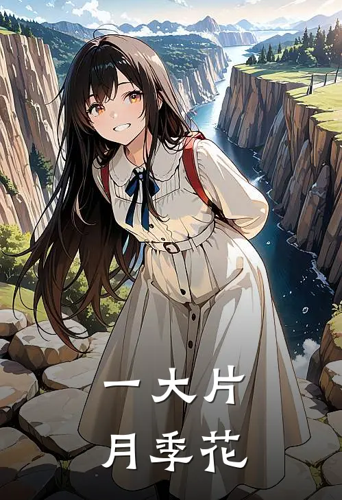 一大片月季花