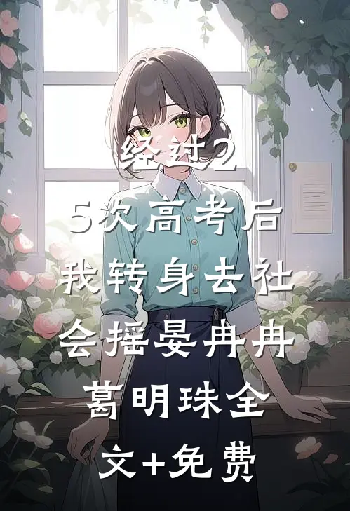 经过2.5次高考后，我转身去社会摇晏冉冉葛明珠全文+免费