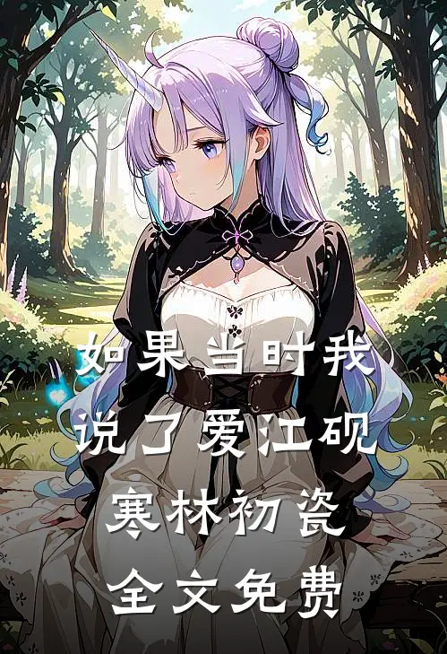 如果当时我说了爱江砚寒林初瓷全文免费